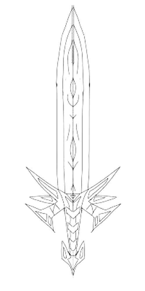 Coloring Page Sword Coloring Pages Free Printable Col - vrogue.co