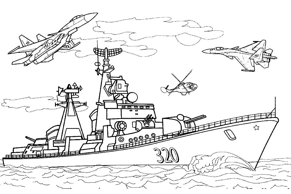 War plane Coloring pages 🖌 to print and color