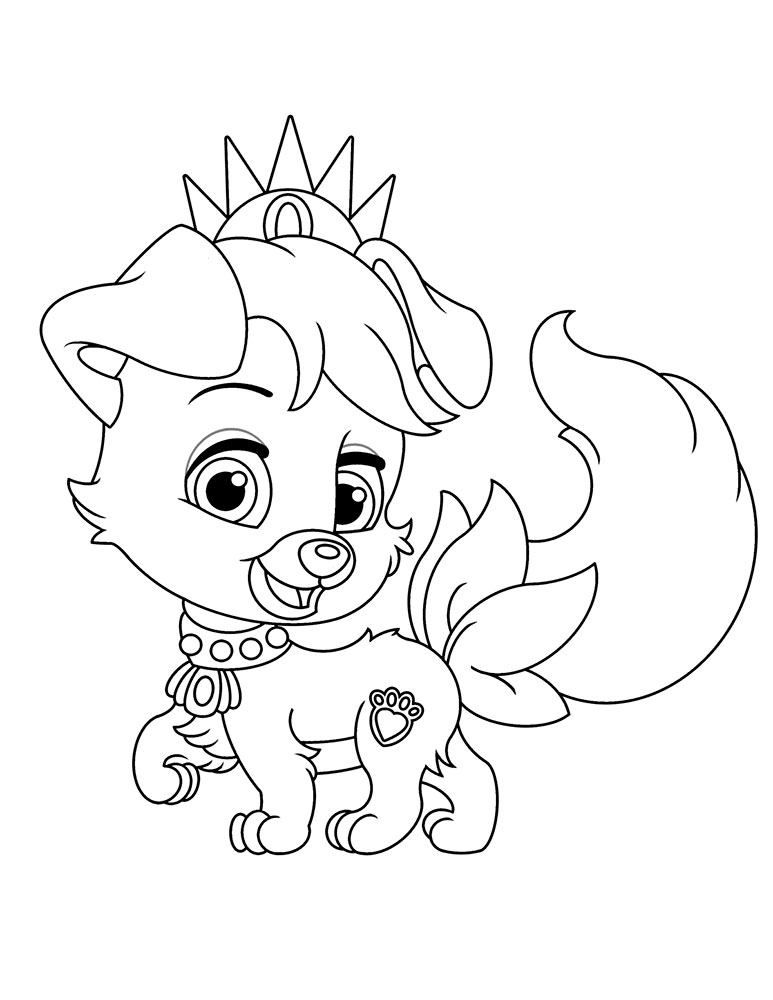 Royal pets Coloring pages 🖌 to print and color