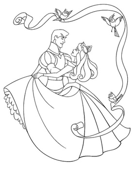Prince and Princess Coloring pages 🖌 to print and color - Page 2