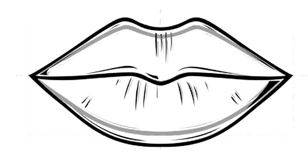 Lips Coloring pages 🖌 to print and color