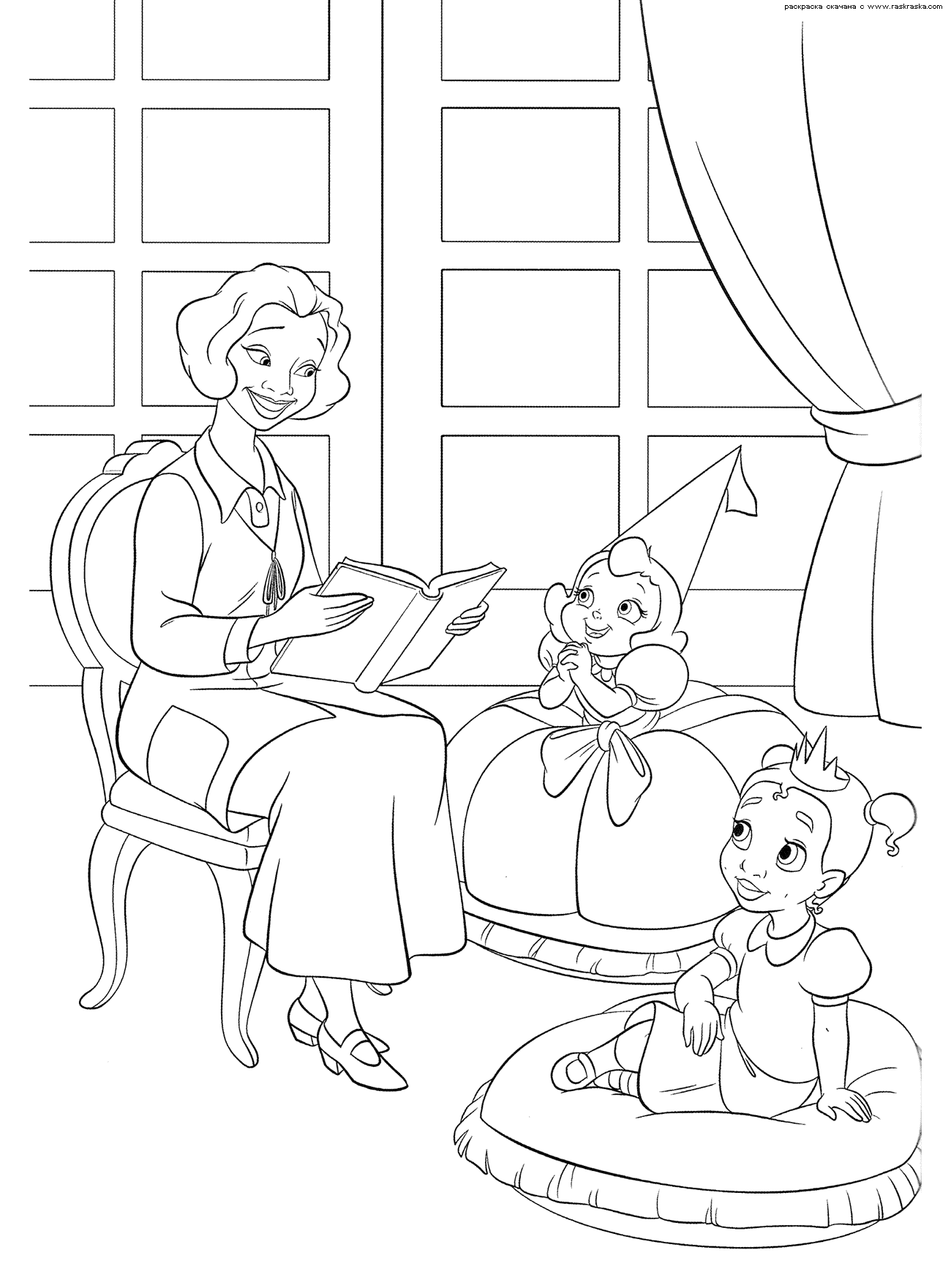 Mom and daughter Coloring pages 🖌 to print and color