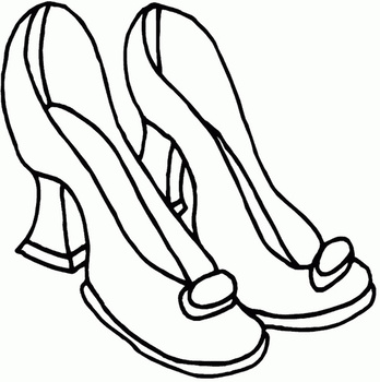 Slippers Coloring pages 🖌 to print and color