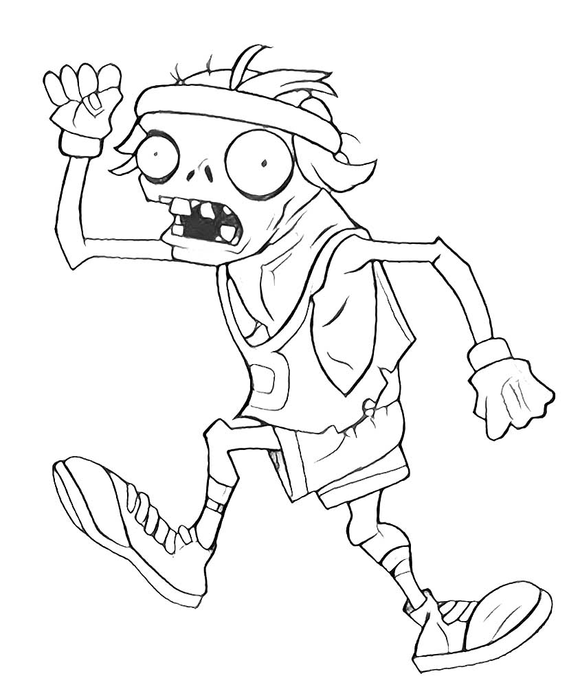 Zombie Coloring pages 🖌 to print and color
