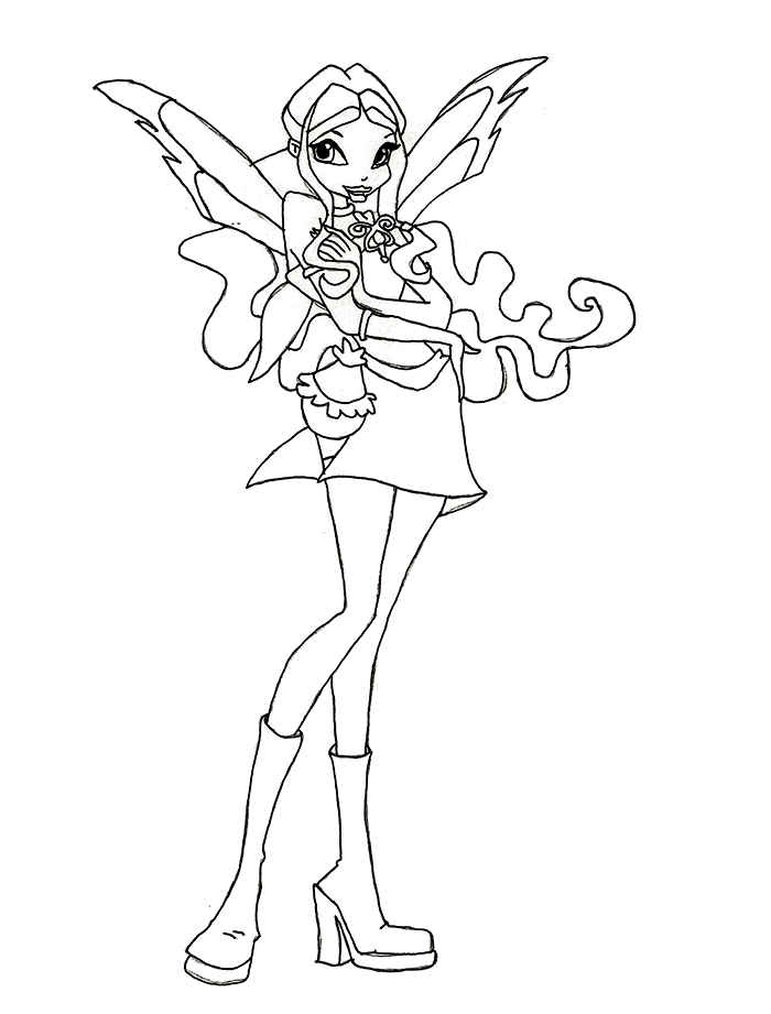Winx Charmix Coloring pages 🖌 to print and color