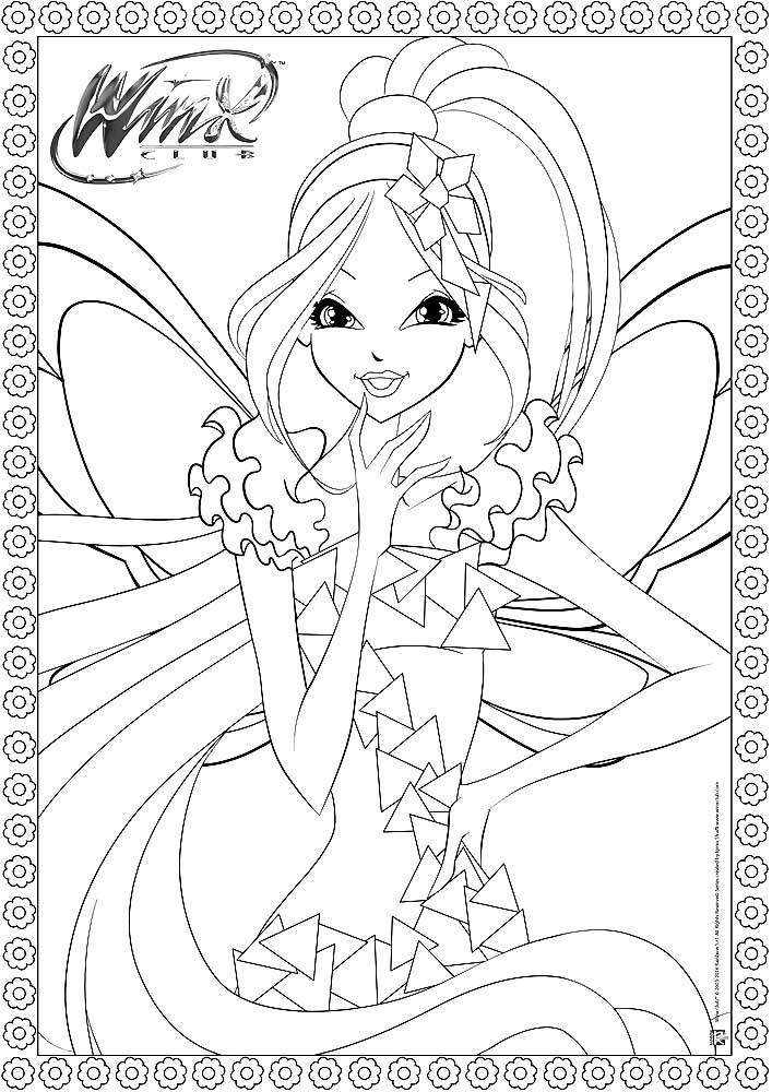 Winx Taynix Coloring pages 🖌 to print and color