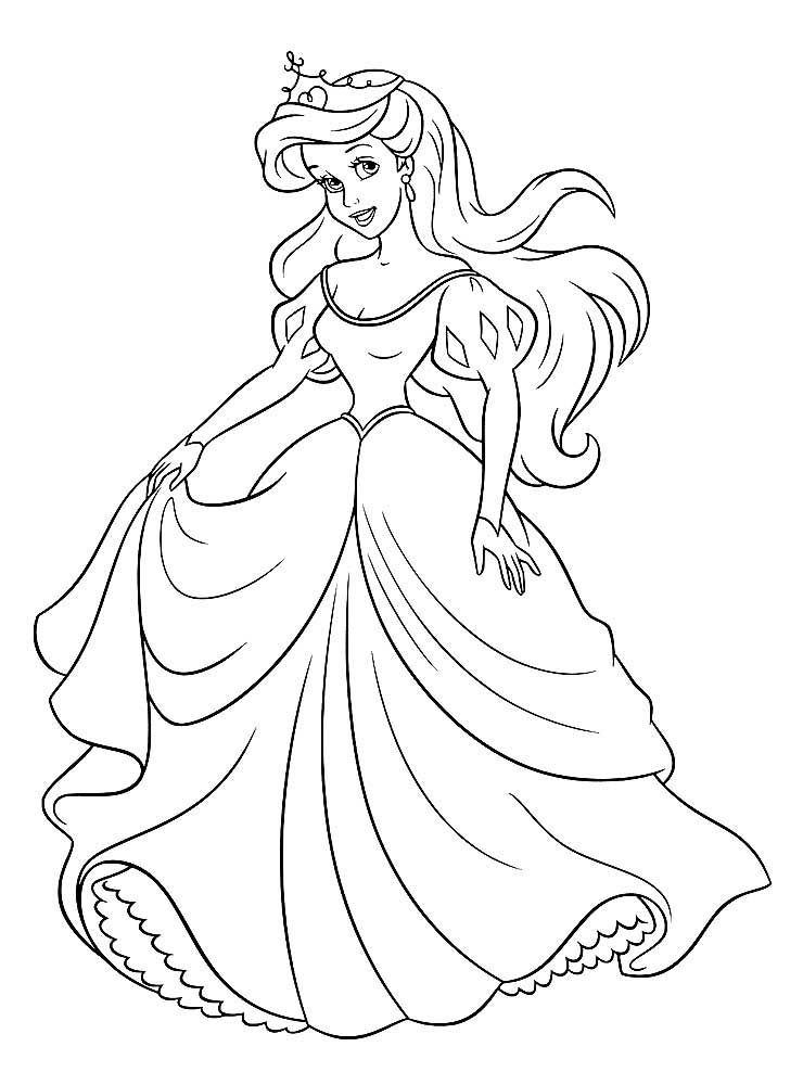 Ariel Coloring pages 🖌 to print and color - Page 2