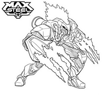 Max Steel Coloring pages 🖌 to print and color