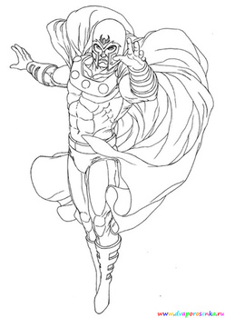 Supervillains Coloring pages to print and color