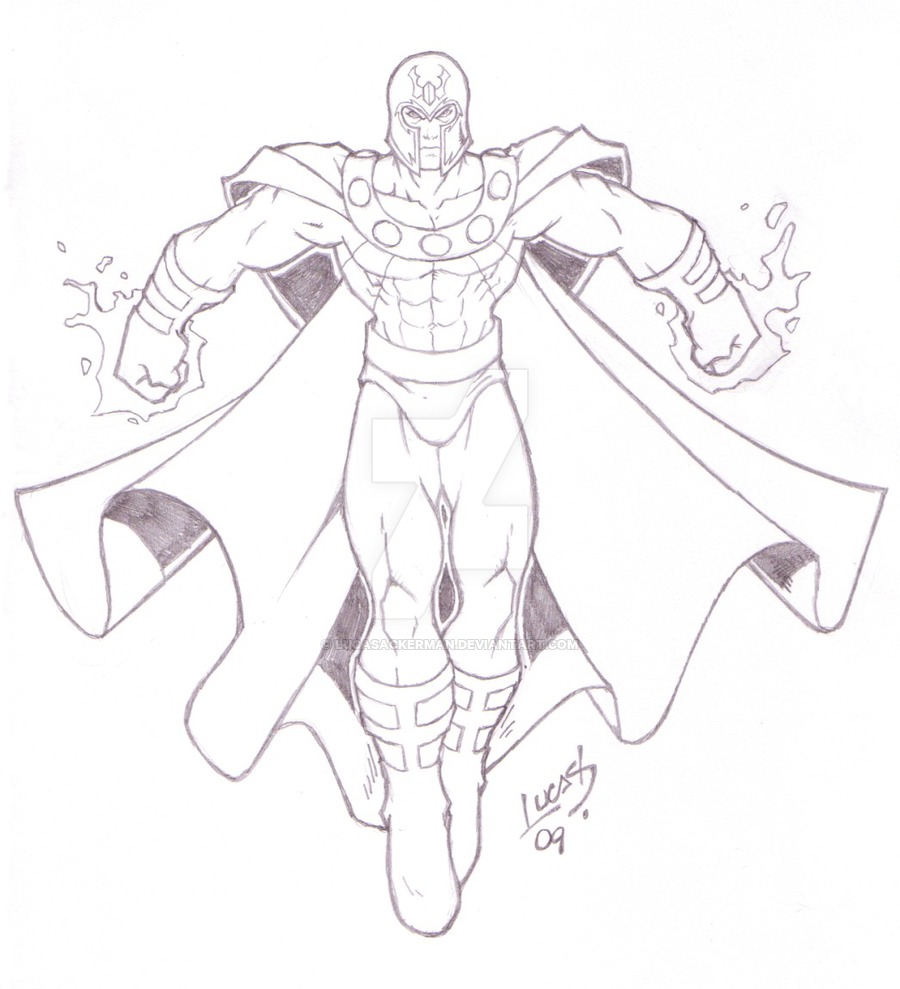 Magneto Coloring pages 🖌 to print and color
