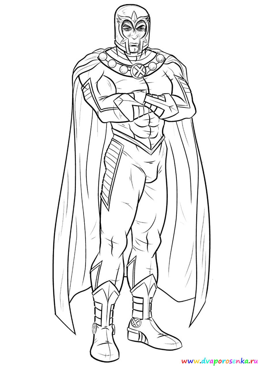 Supervillains Coloring pages to print and color