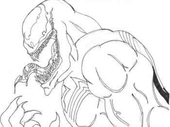 Venom Coloring pages 🖌 to print and color