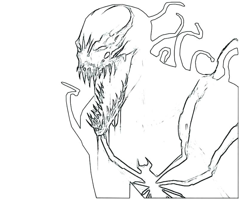 Marvel Carnage Coloring Pages
