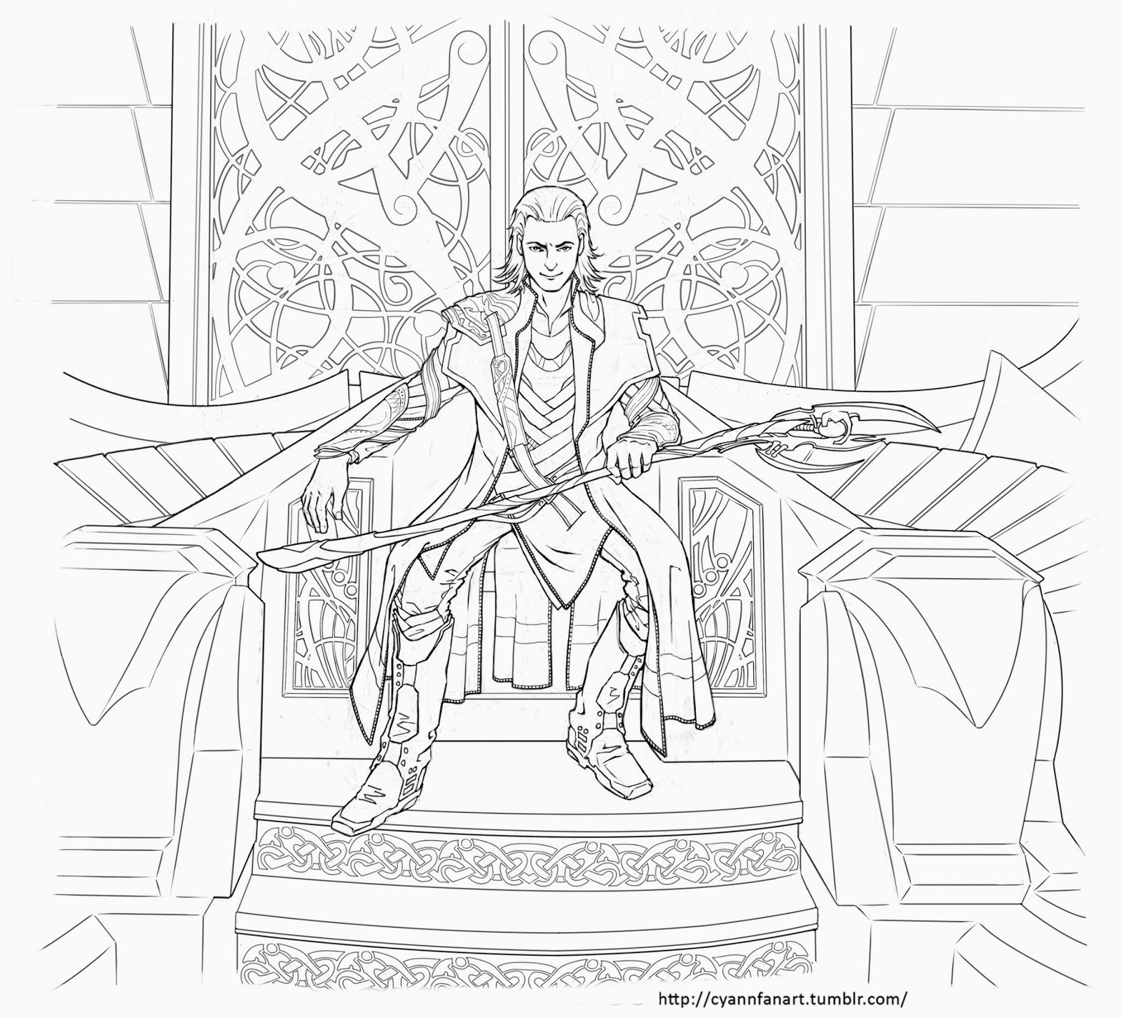 Loki Coloring pages 🖌 to print and color