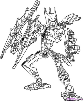 lego bionicle coloring pages 🖌 to print and color