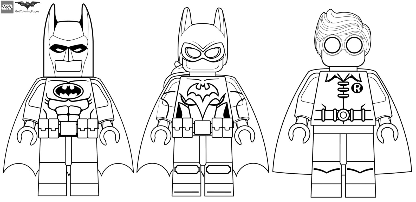 Lego Batman Coloring pages 🖌 to print and color