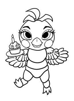 Chica Coloring pages ðŸ–Œ to print and color
