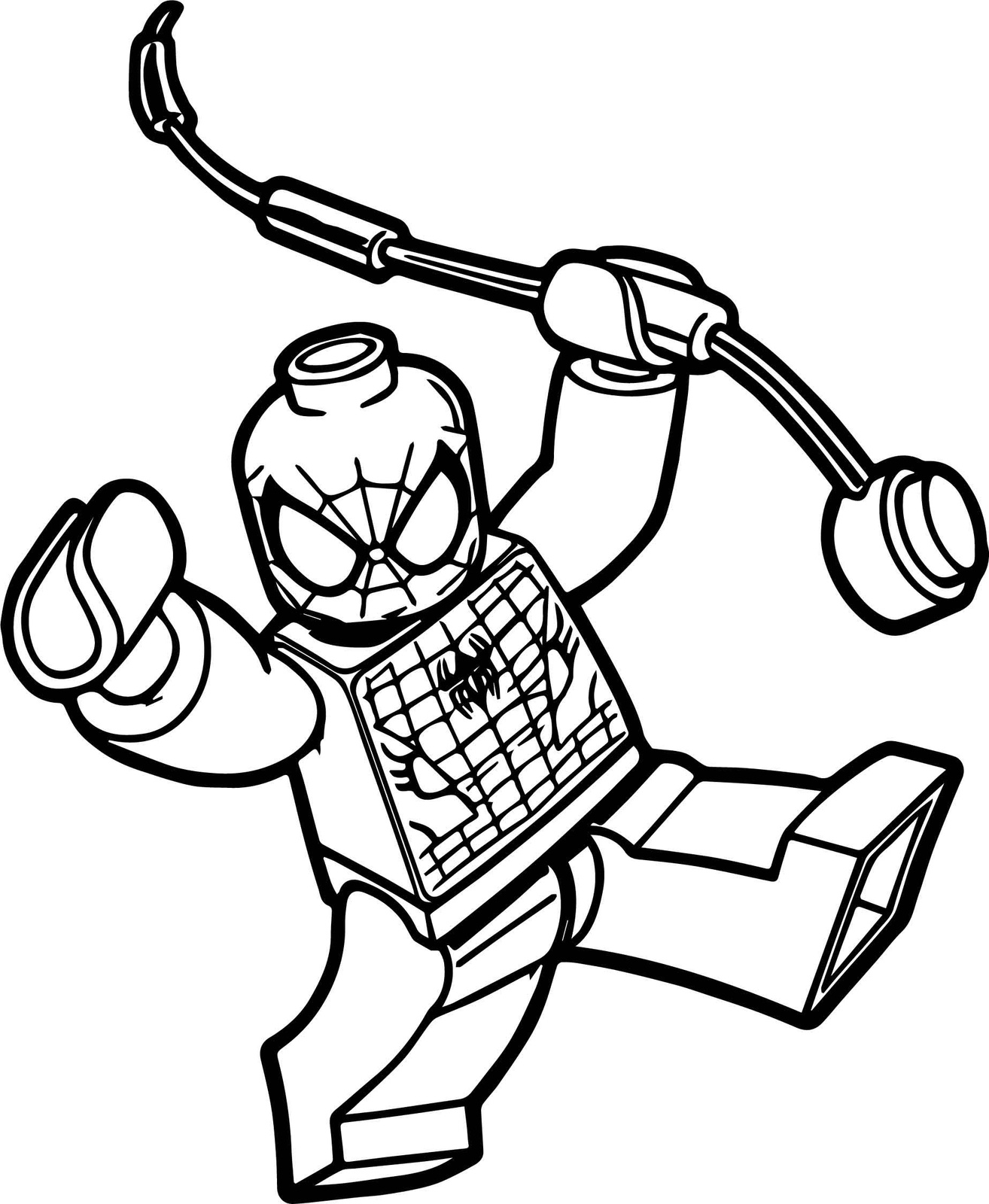 Lego Spiderman Coloring pages ? to print and color