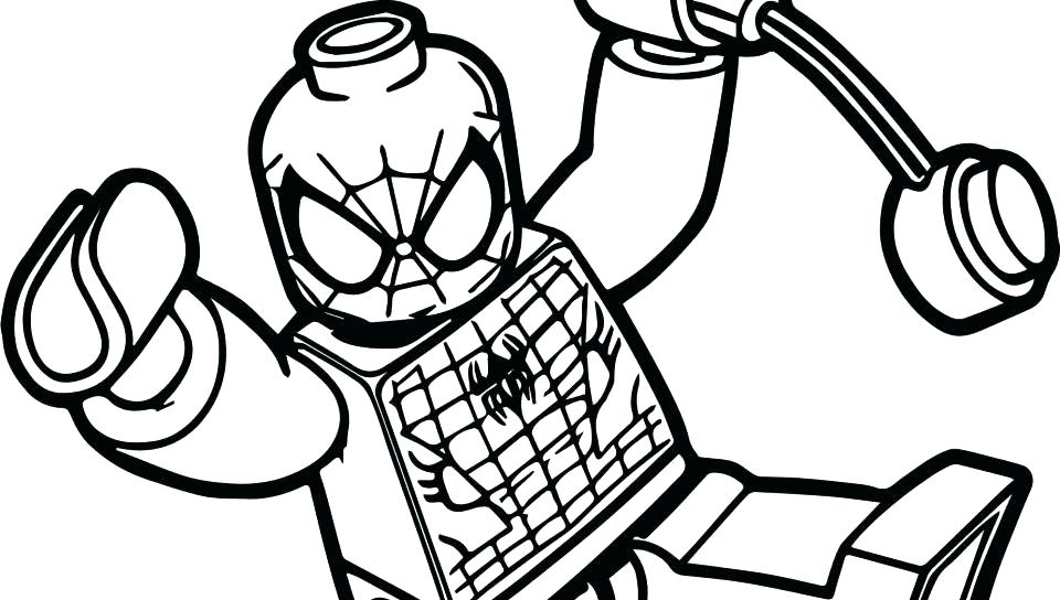 Lego Spiderman Coloring pages 🖌 to print and color