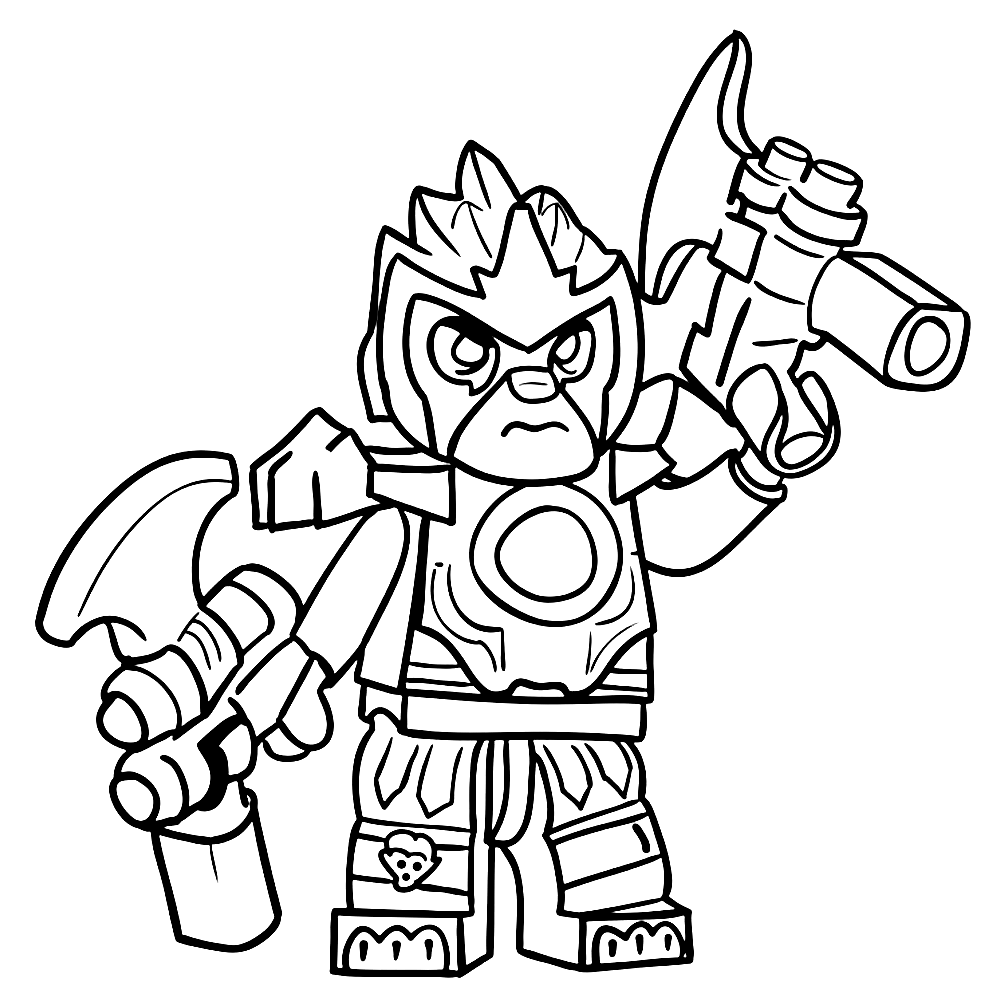 Lego Chima Coloring pages 🖌 to print and color