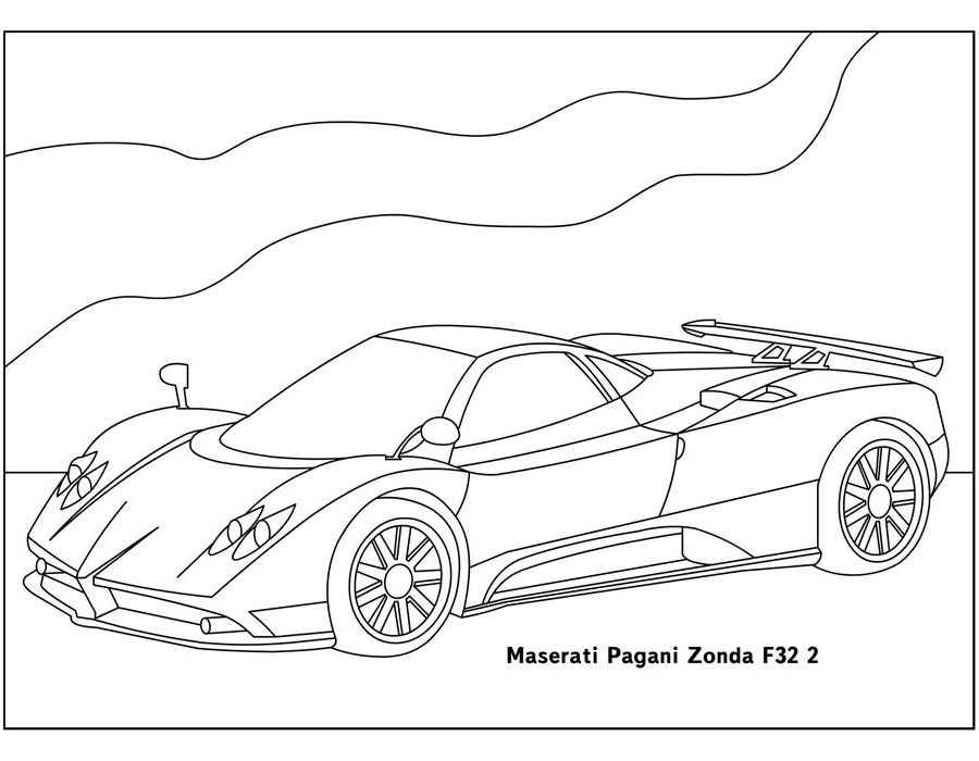 Maserati Coloring pages 🖌 to print and color