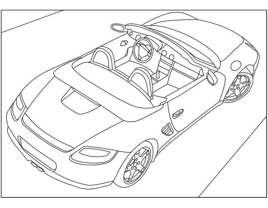 Porsche Coloring pages 🖌 to print and color