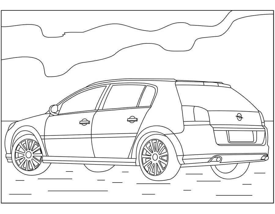Opel Coloring pages 🖌 to print and color