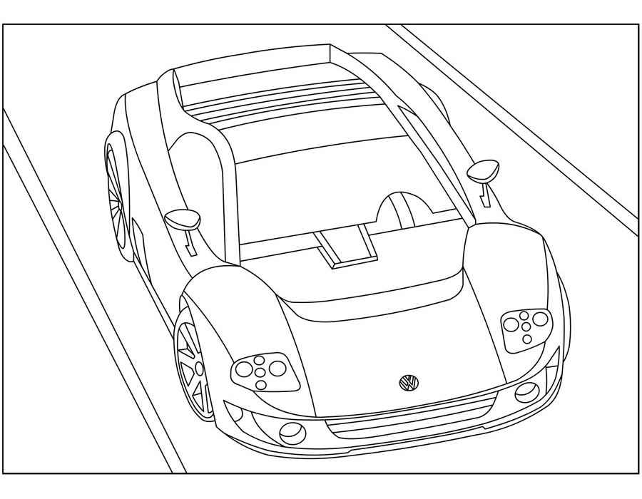 Volkswagen Coloring pages 🖌 to print and color