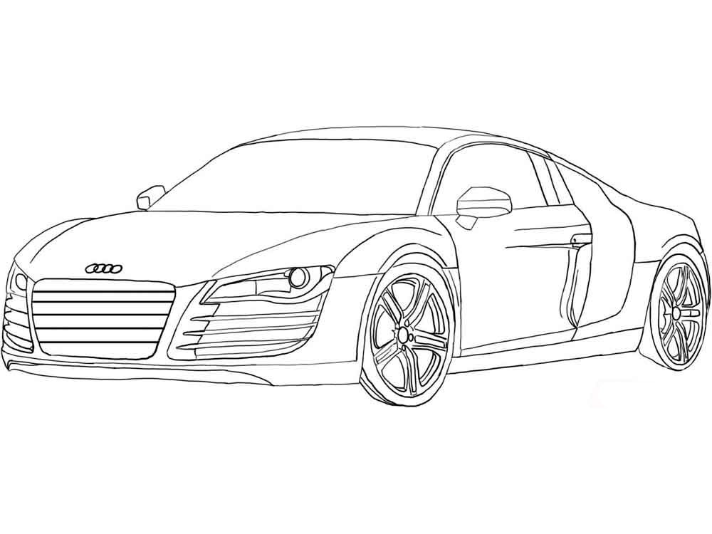 Sport cars Coloring pages 🖌 to print and color