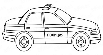 Police cars Coloring pages ðŸ–Œ to print and color