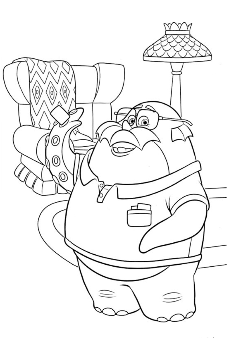 Monsters university Coloring pages 🖌 to print and color