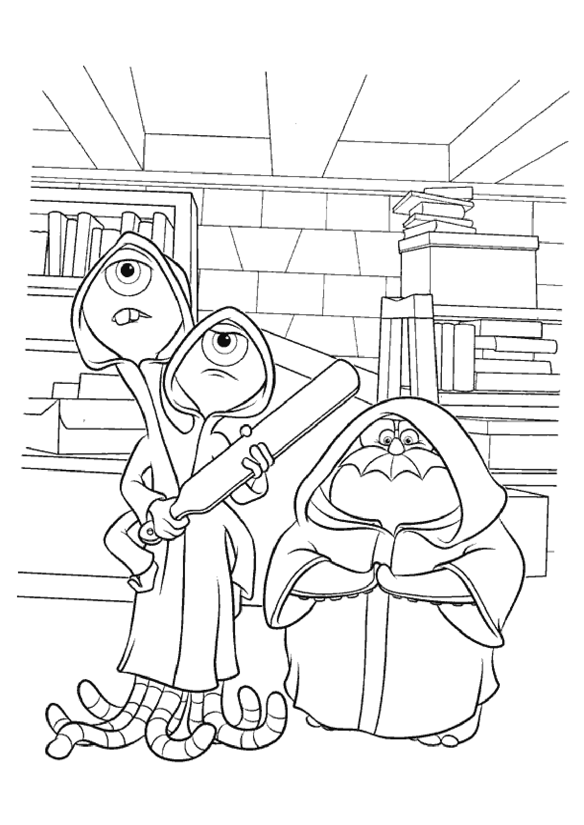 Monsters university Coloring pages 🖌 to print and color
