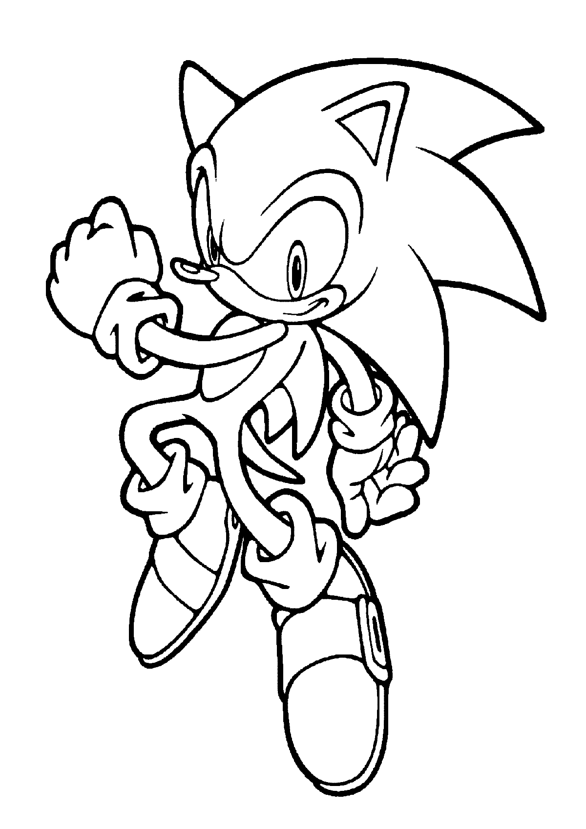 Sonic X Coloring pages 🖌 to print and color