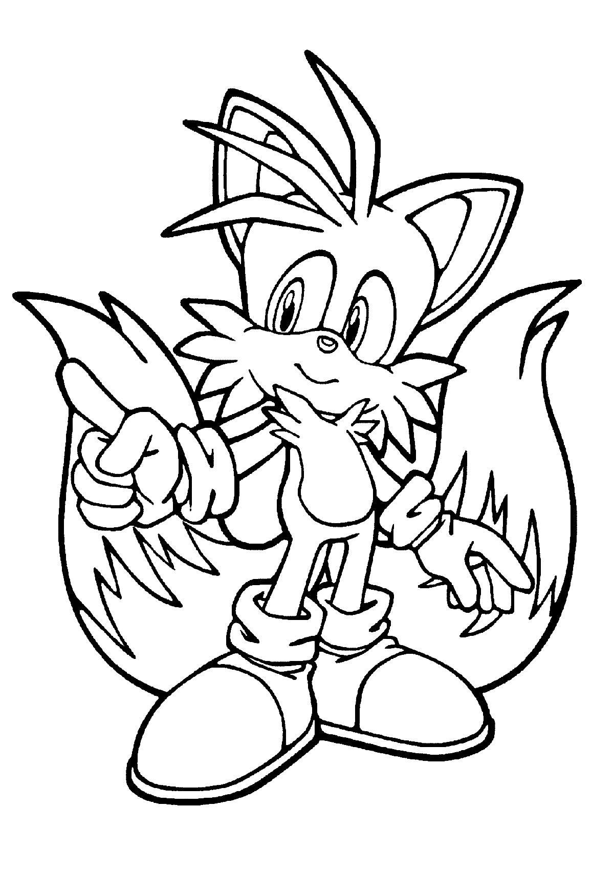 sonic x coloring pages to print and color