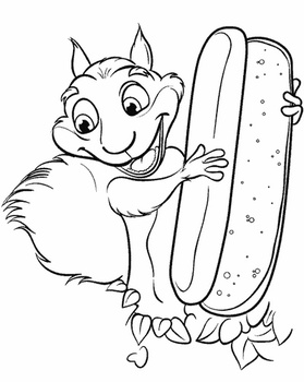 The Nut Job Coloring pages 🖌 to print and color