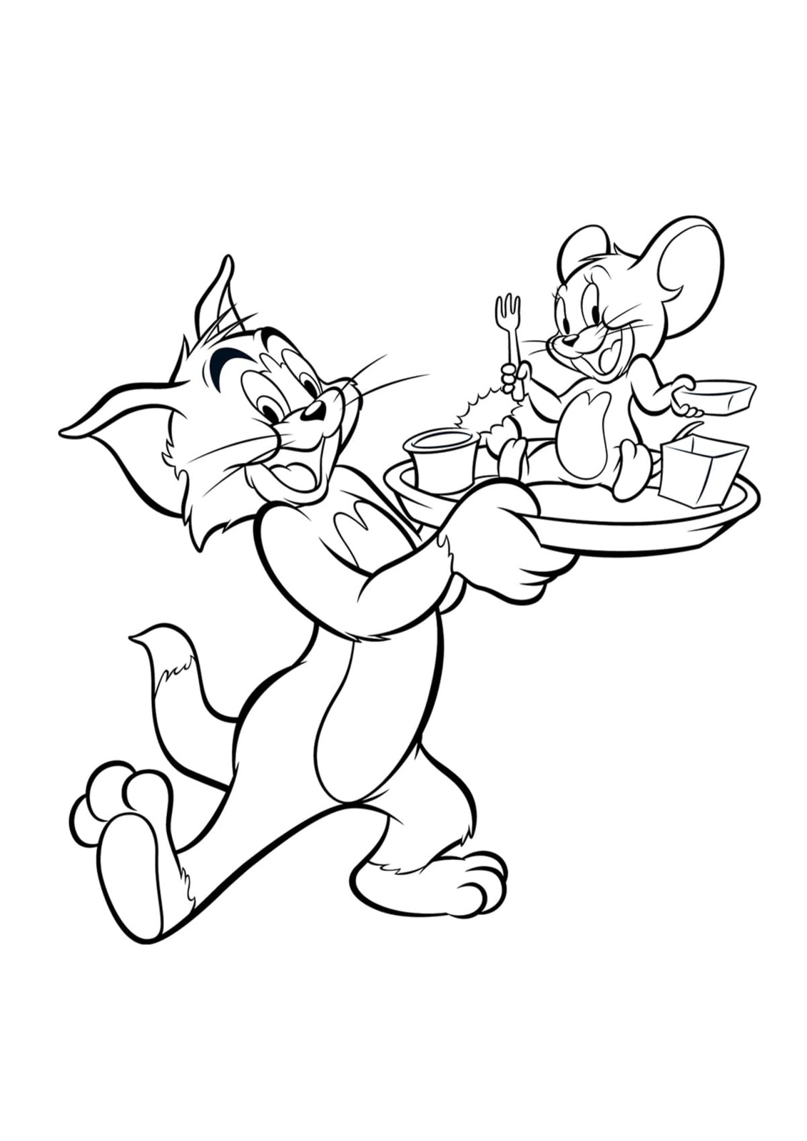 Tom And Jerry For Coloring