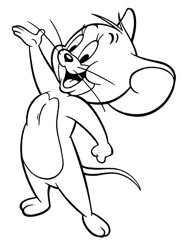 Coloring Pages Of Tom And Jerry
