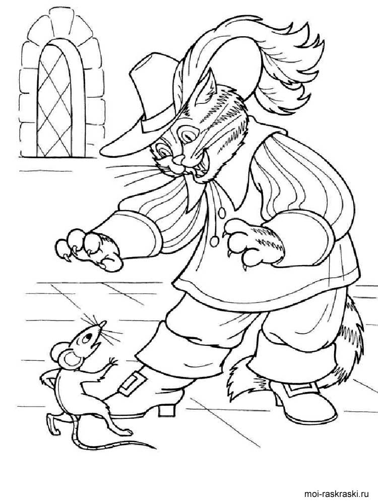 Download Puss in Boots Coloring pages 🖌 to print and color