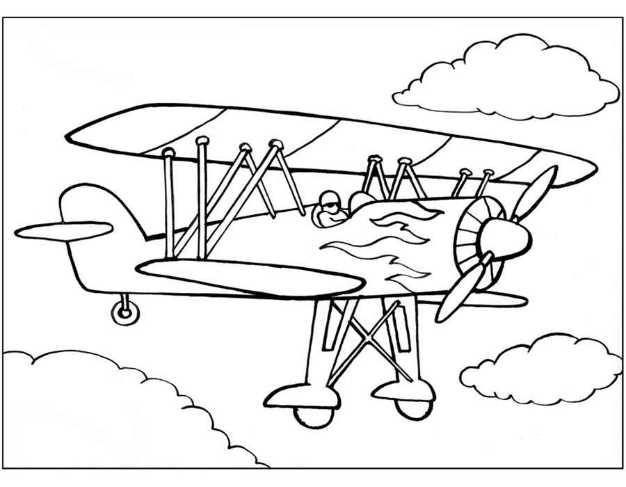 Aircraft Coloring pages 🖌 to print and color
