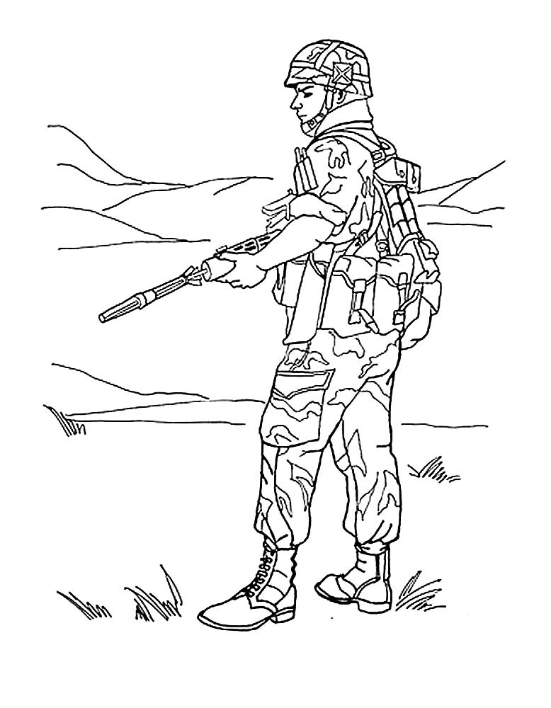 Special Forces Coloring pages 🖌 to print and color