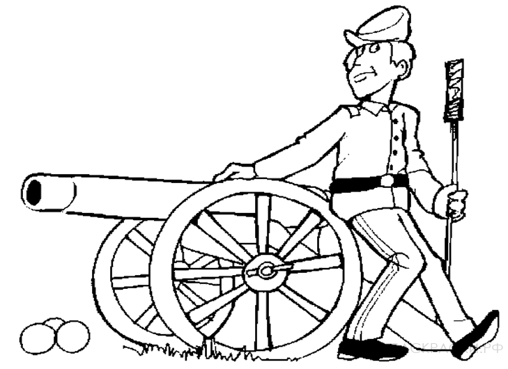 Cannons Coloring pages 🖌 to print and color