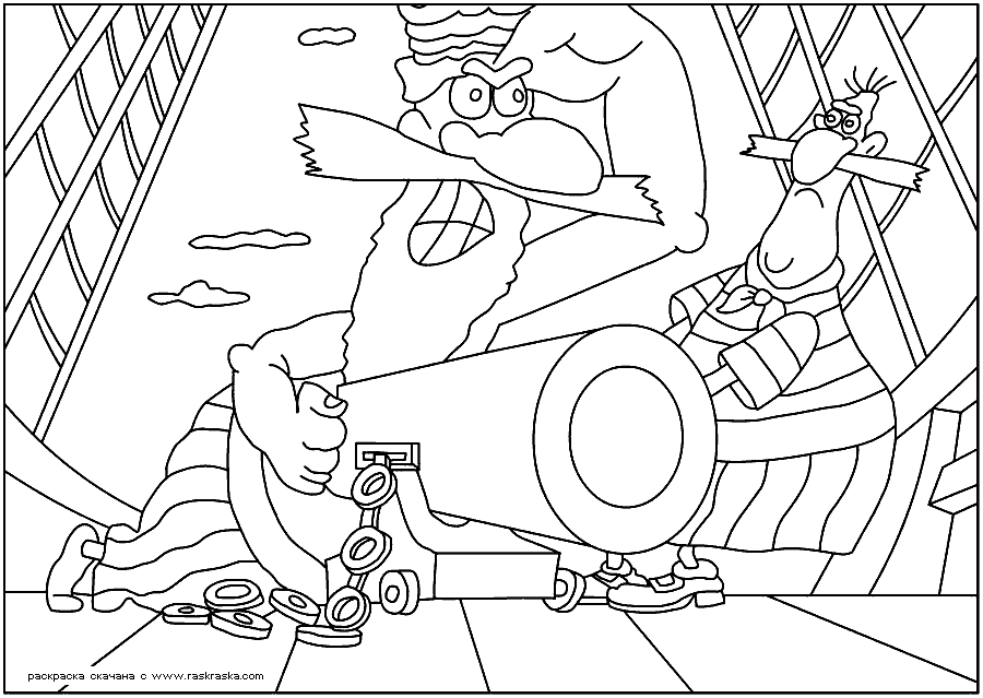 Cannons Coloring pages 🖌 to print and color